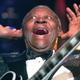 B. B. King on stage during the Blues Summit at the 32th Montreux Jazz Festival in Montreux, Switzerland, July 7, 1998